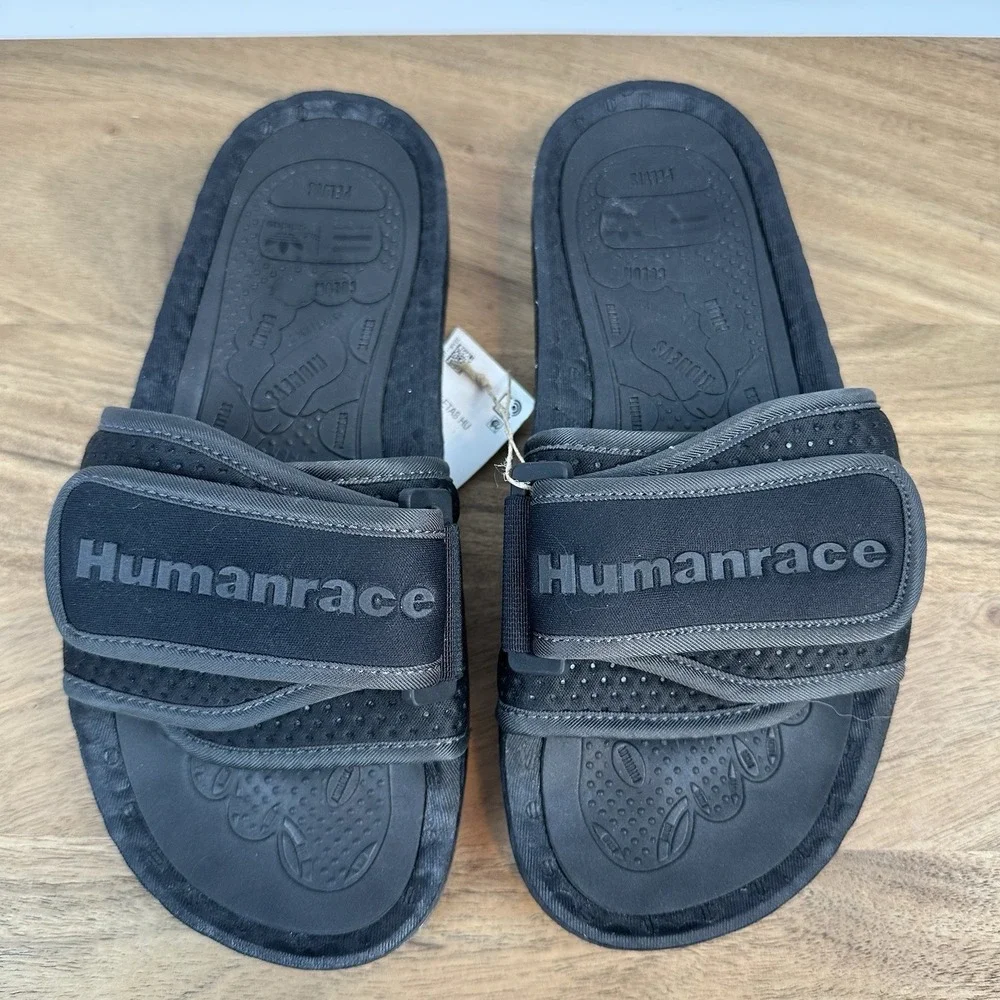 New Adidas X PW Unisex Pharrell Williams Chancletas HU Slide‎ GX2483 Size 4